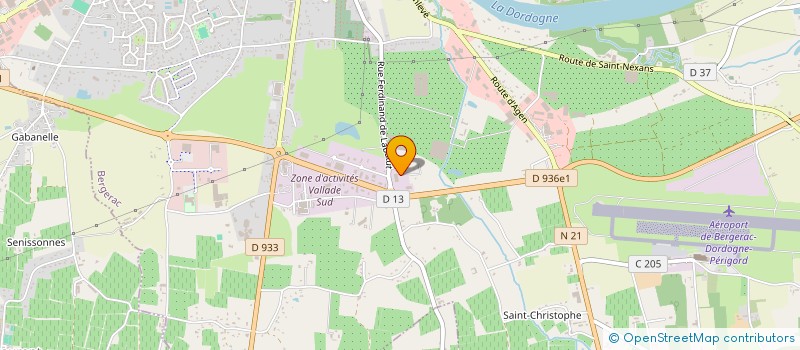 localisation de l'entreprise MANEGE à BERGERAC