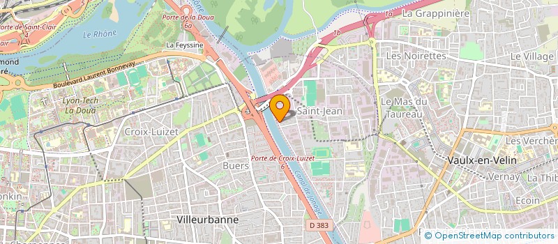 localisation de l'entreprise MANEGE GOURMAND  VILLEURBANNE