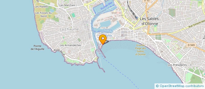 localisation de l'entreprise MANEGES SELLIER à LES SABLES D'OLONNE