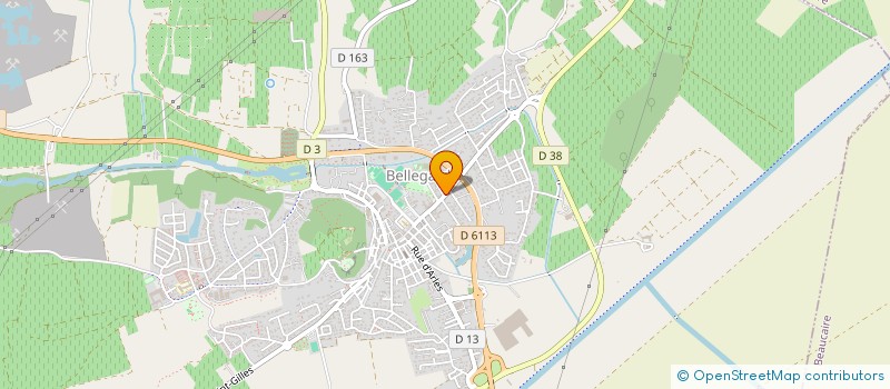 localisation de l'entreprise MANEGLIA à BELLEGARDE