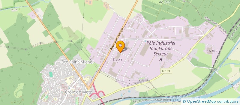 localisation de l'entreprise MANEKO à TOUL