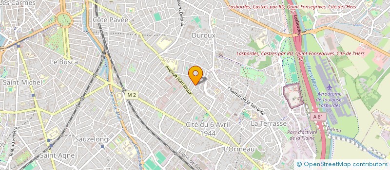 localisation de l'entreprise MANEL 2 à TOULOUSE