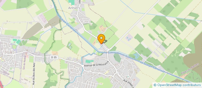 localisation de l'entreprise MANEL  ANHIERS