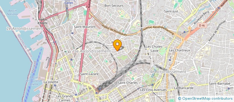 localisation de l'entreprise MANEL SH à MARSEILLE