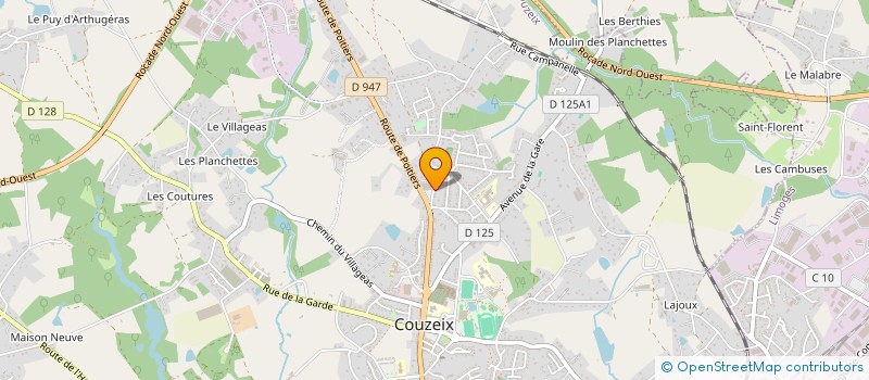 localisation de l'entreprise MANELEC SERVICES à COUZEIX