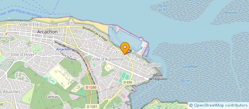 localisation de l'entreprise MANELLA BASSIN  ARCACHON