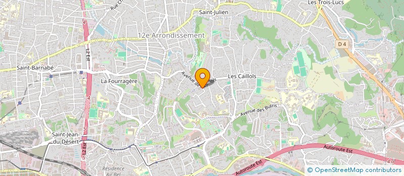 localisation de l'entreprise MANELLI IMMO à MARSEILLE