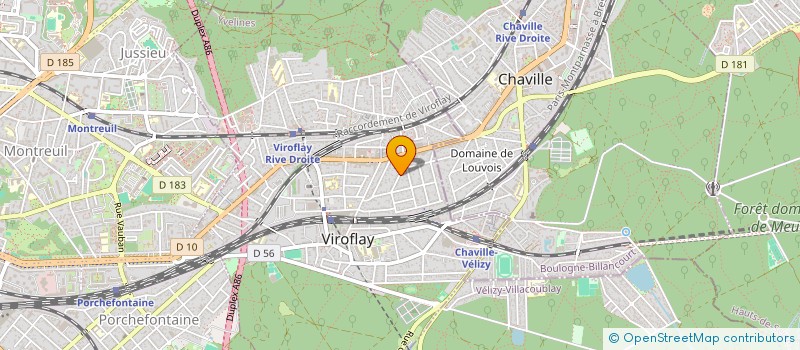 localisation de l'entreprise MANELLIS  VIROFLAY