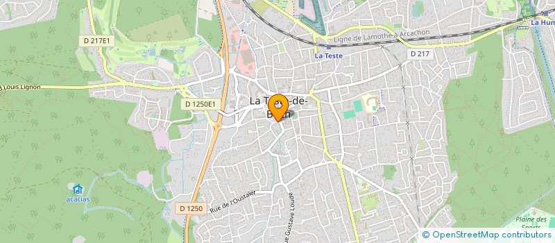 localisation de l'entreprise MANELOU à LA TESTE-DE-BUCH
