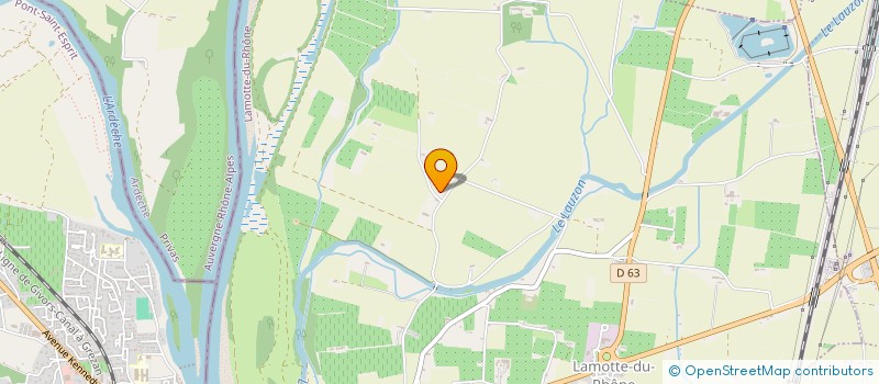 localisation de l'entreprise MANELOU  LAMOTTE-DU-RHONE