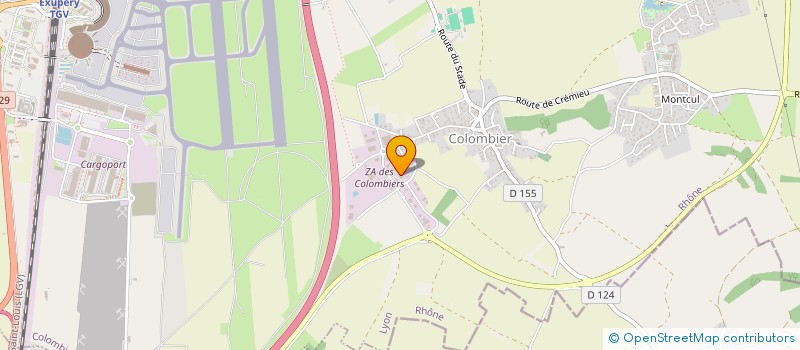 localisation de l'entreprise MANEMBAL à COLOMBIER-SAUGNIEU