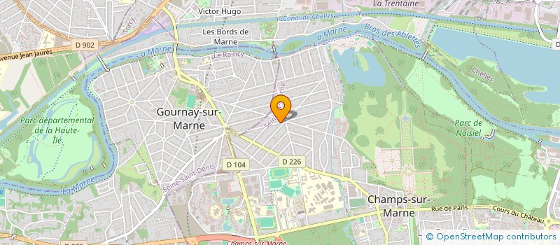 localisation de l'entreprise MANEMEUR  CHAMPS-SUR-MARNE