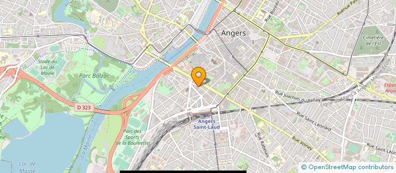 localisation de l'entreprise MANEO à ANGERS