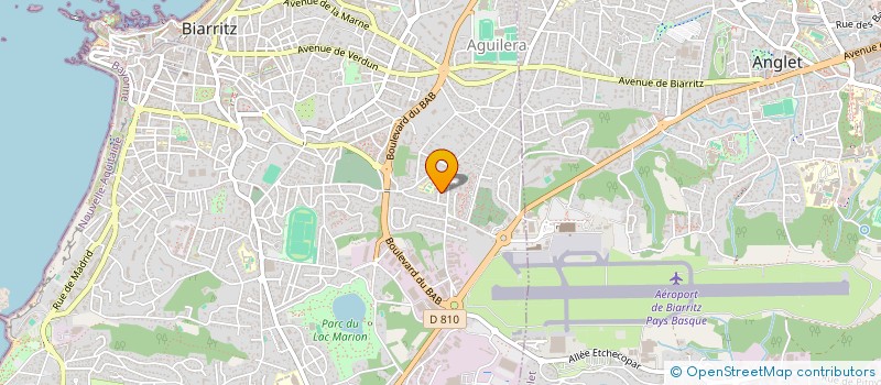 localisation de l'entreprise MANEOLDING 64 à BIARRITZ