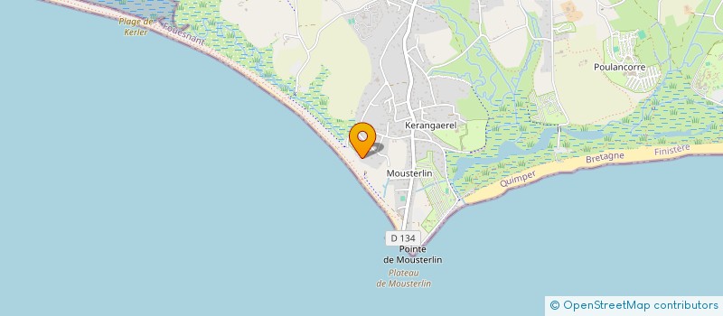 localisation de l'entreprise MANER KERELO  FOUESNANT