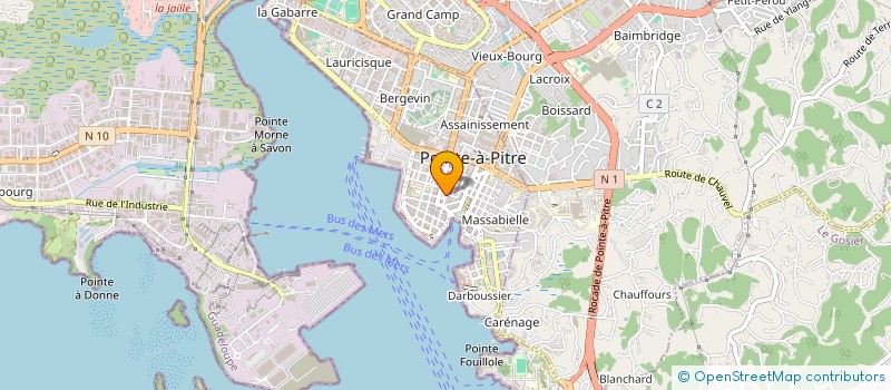 localisation de l'entreprise MANERA GRH PARTAGEE à POINTE-A-PITRE