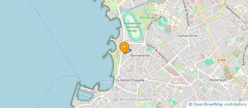 localisation de l'entreprise MANERA SA ET CIE à MARSEILLE 8