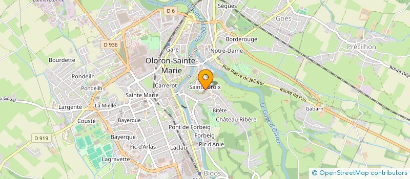 localisation de l'entreprise MANERE CAPITAL  OLORON-SAINTE-MARIE