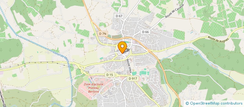 localisation de l'entreprise MANES ET CO à LAMBESC