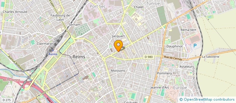 localisation de l'entreprise MANESS  REIMS