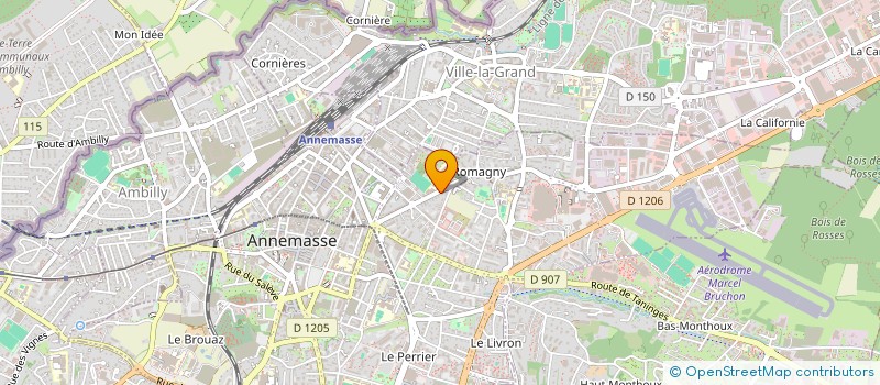 localisation de l'entreprise MANESSA à ANNEMASSE