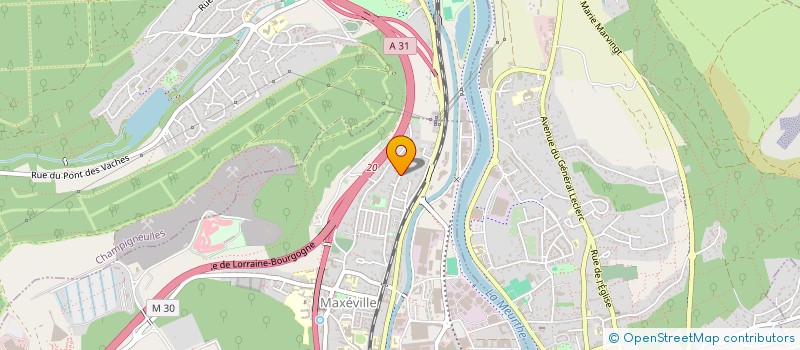 localisation de l'entreprise MANEST  MAXEVILLE