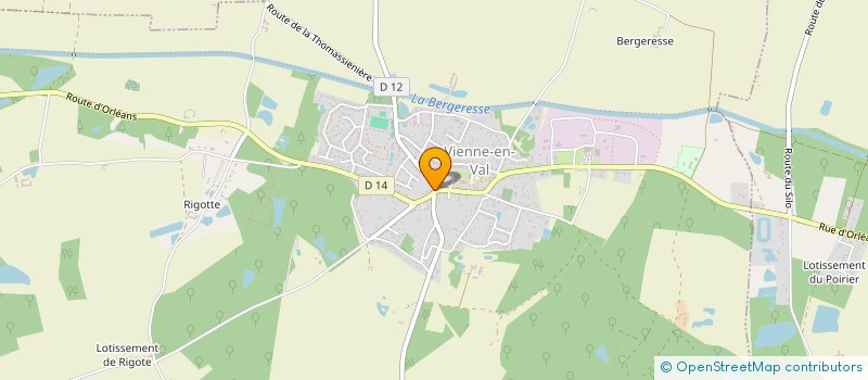localisation de l'entreprise MANET GESTION  VANNES-SUR-COSSON