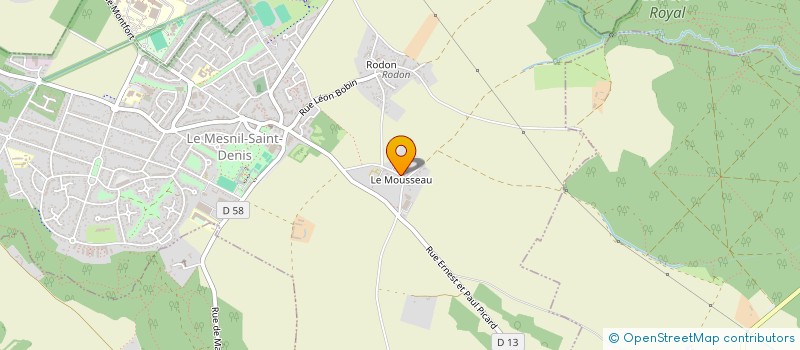 localisation de l'entreprise MANETHIC CONSEIL  LE MESNIL-SAINT-DENIS