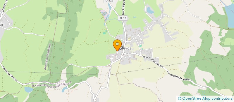 localisation de l'entreprise MANEVAUD  OPTEVOZ