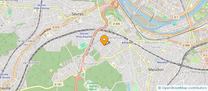 localisation de l'entreprise MANEVITA à MEUDON