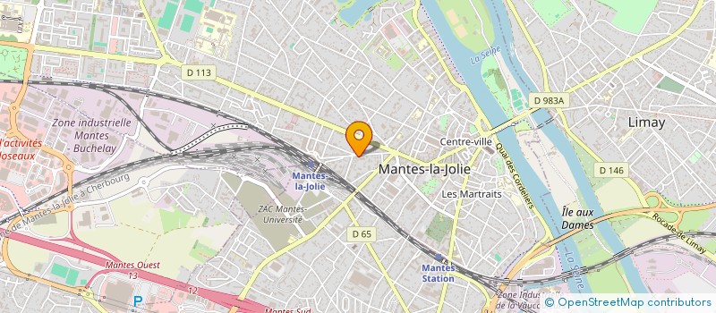 localisation de l'entreprise MANEX à MANTES-LA-JOLIE