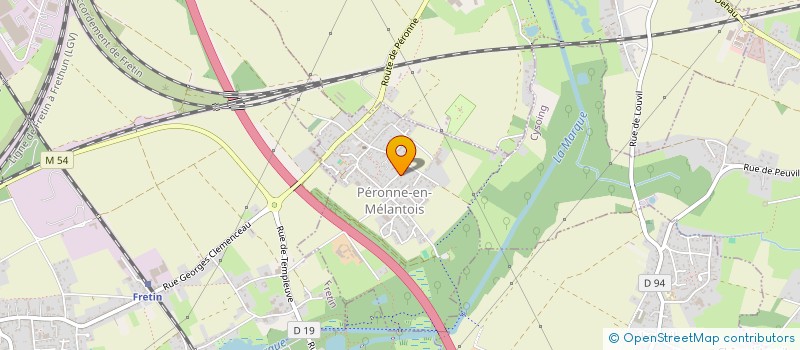 localisation de l'entreprise MANEX à PERONNE-EN-MELANTOIS