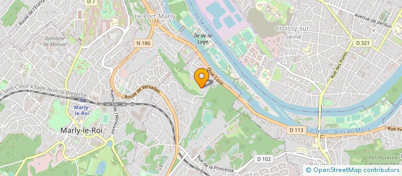localisation de l'entreprise MANEXI à LOUVECIENNES