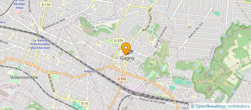 localisation de l'entreprise MANEXPERT  GAGNY