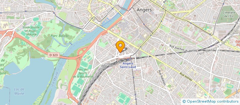 localisation de l'entreprise MANEYES GROUP  ANGERS