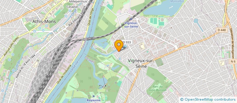localisation de l'entreprise MANGA à VIGNEUX-SUR-SEINE