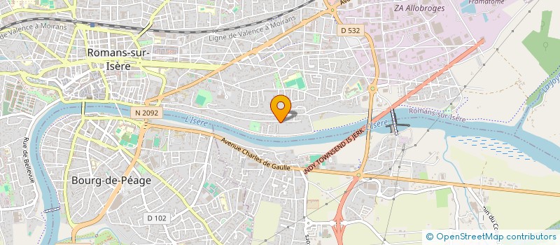 localisation de l'entreprise MANGA-CORP  ROMANS-SUR-ISERE