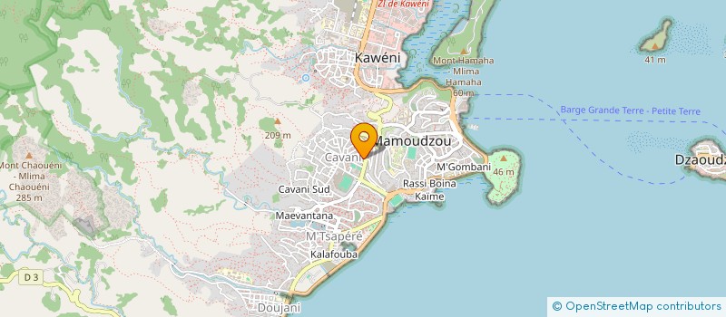 localisation de l'entreprise MANGA ELEC SAS à MAMOUDZOU