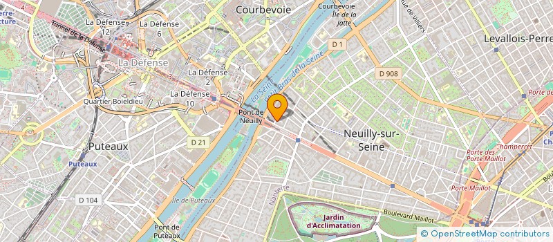 localisation de l'entreprise MANGA FOLIE à NEUILLY-SUR-SEINE