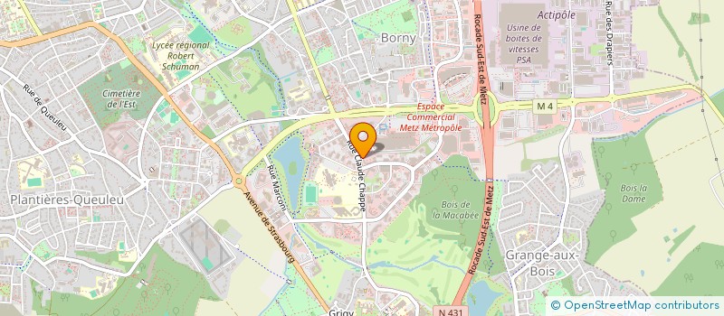 localisation de l'entreprise MANGA FOLIE  METZ