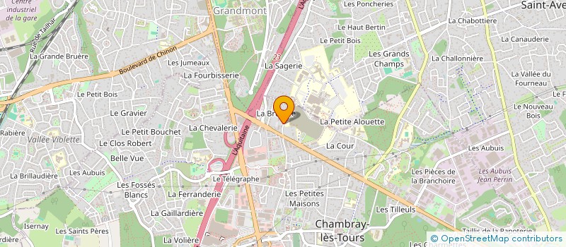 localisation de l'entreprise MANGABATA ASS AIDE ENFANTS SUD EST ASIAT  CHAMBRAY-LES-TOURS