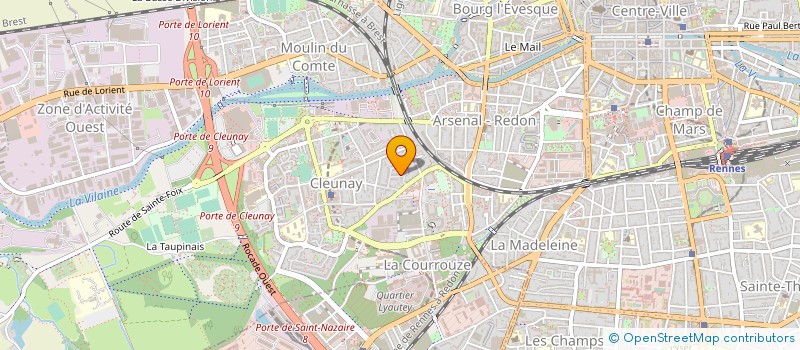 localisation de l'entreprise MANGABEY à RENNES