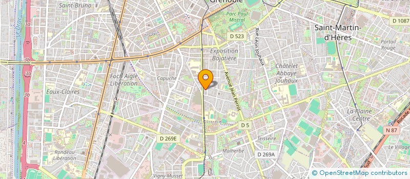 localisation de l'entreprise MANGAL  GRENOBLE