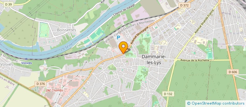 localisation de l'entreprise MANGAL GRILL à DAMMARIE-LES-LYS