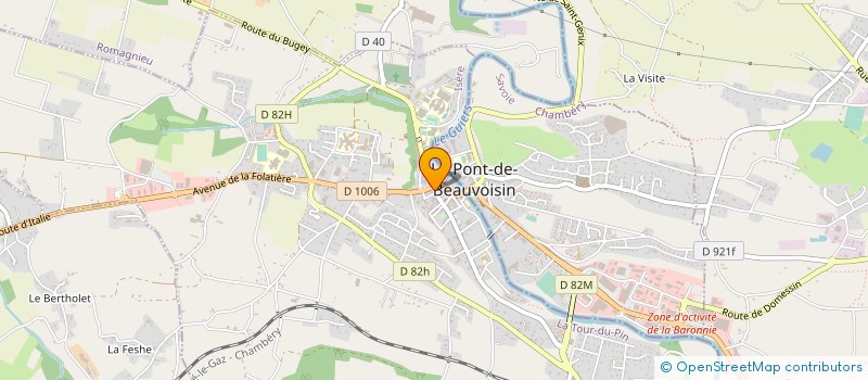 localisation de l'entreprise MANGAME  LE PONT-DE-BEAUVOISIN