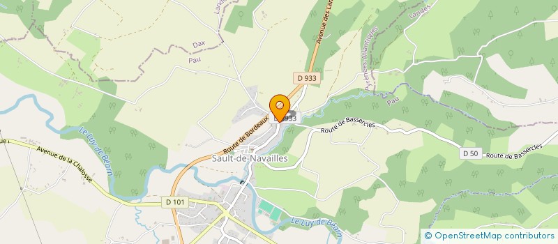 localisation de l'entreprise MANGANE  SAULT-DE-NAVAILLES