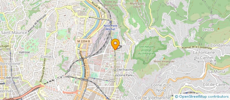localisation de l'entreprise MANGANI ET FILS à NICE