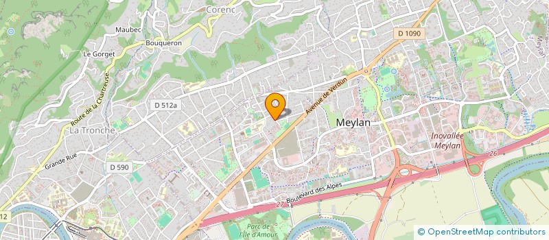 localisation de l'entreprise MANGANO LMNP  MEYLAN