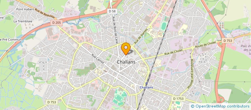 localisation de l'entreprise MANGAREVA à CHALLANS