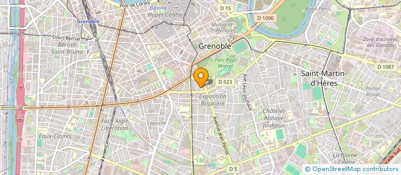 localisation de l'entreprise MANGARINE à GRENOBLE